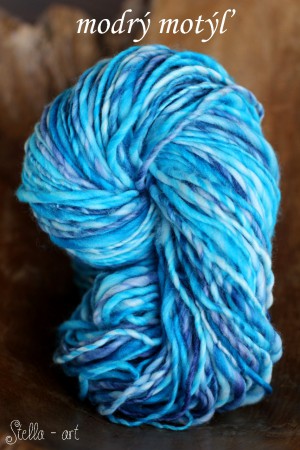 MODRÝ MOTÝĽ - merino SW